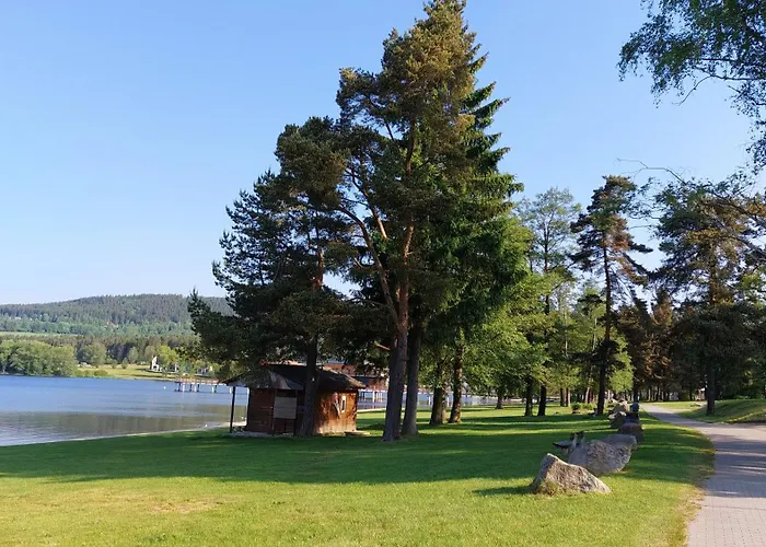 Lipno S Výhledem Na Jezero Lipno nad Vltavou
